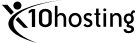 X10 Hosting logo